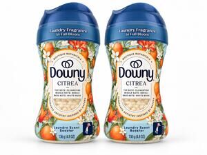 Downy Boutique Botanicals Citrea Laundry Scent Booster 4.8 oz Lot of 2 NEW